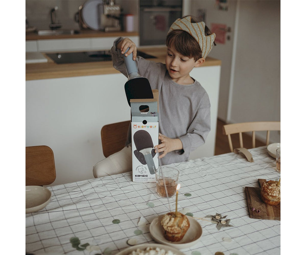 KidyWolf - Microfono Giocattolo Per Karaoke KIDYMIC - Blu