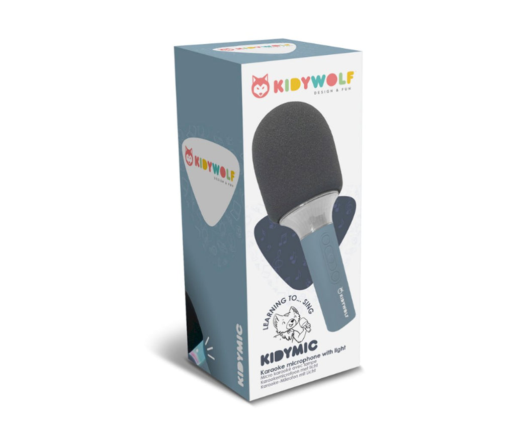 KidyWolf - Microfono Giocattolo Per Karaoke KIDYMIC - Blu