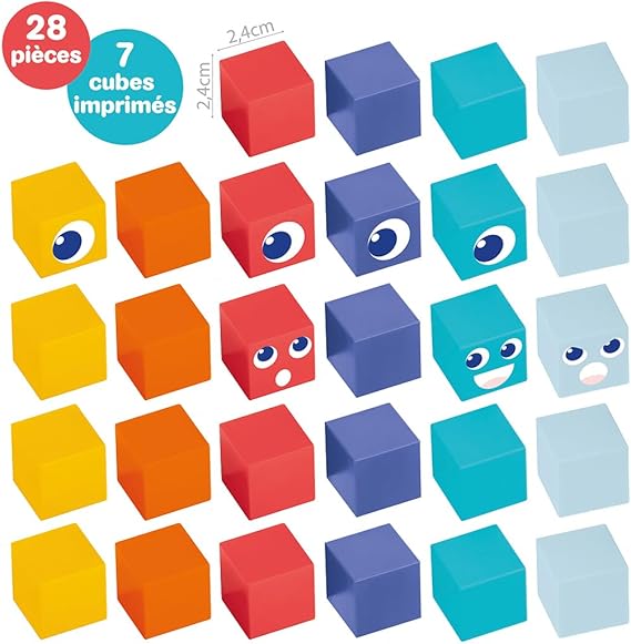 Ludì - 28 Pezzi - Cubi Magnetici