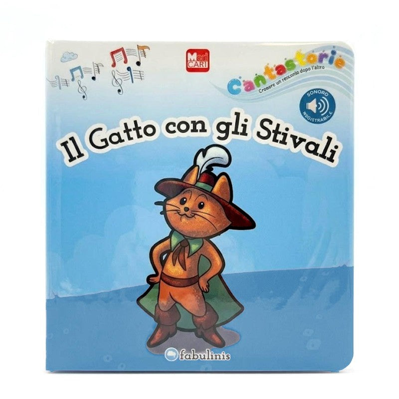 Maricart-LIBRO CANTASTORIE -IL GATTO CON GLI STIVALI