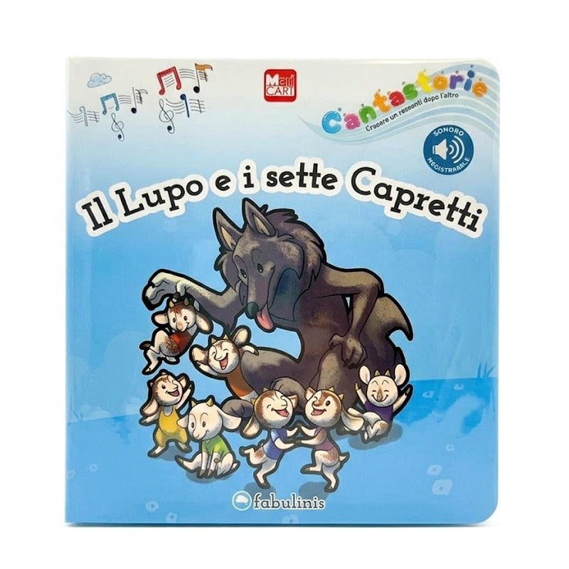 Maricart-LIBRO CANTASTORIE -Il Lupo e I Sette Capretti