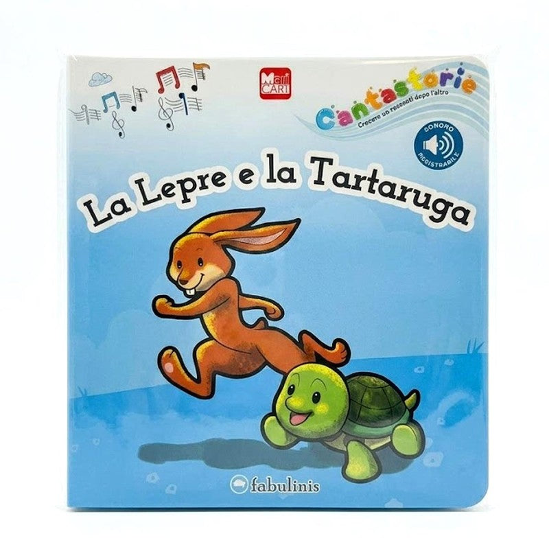 Maricart-LIBRO CANTASTORIE -La Lepre e La Tartaruga