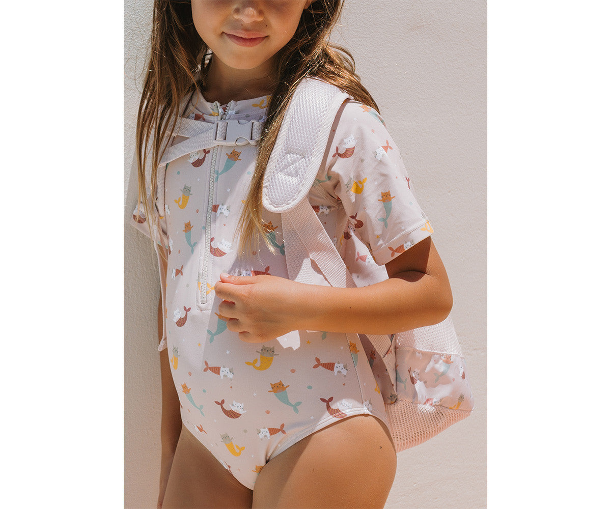 Monneka - Zainetto Spiaggia Anti Sabbia Mermaid Cats