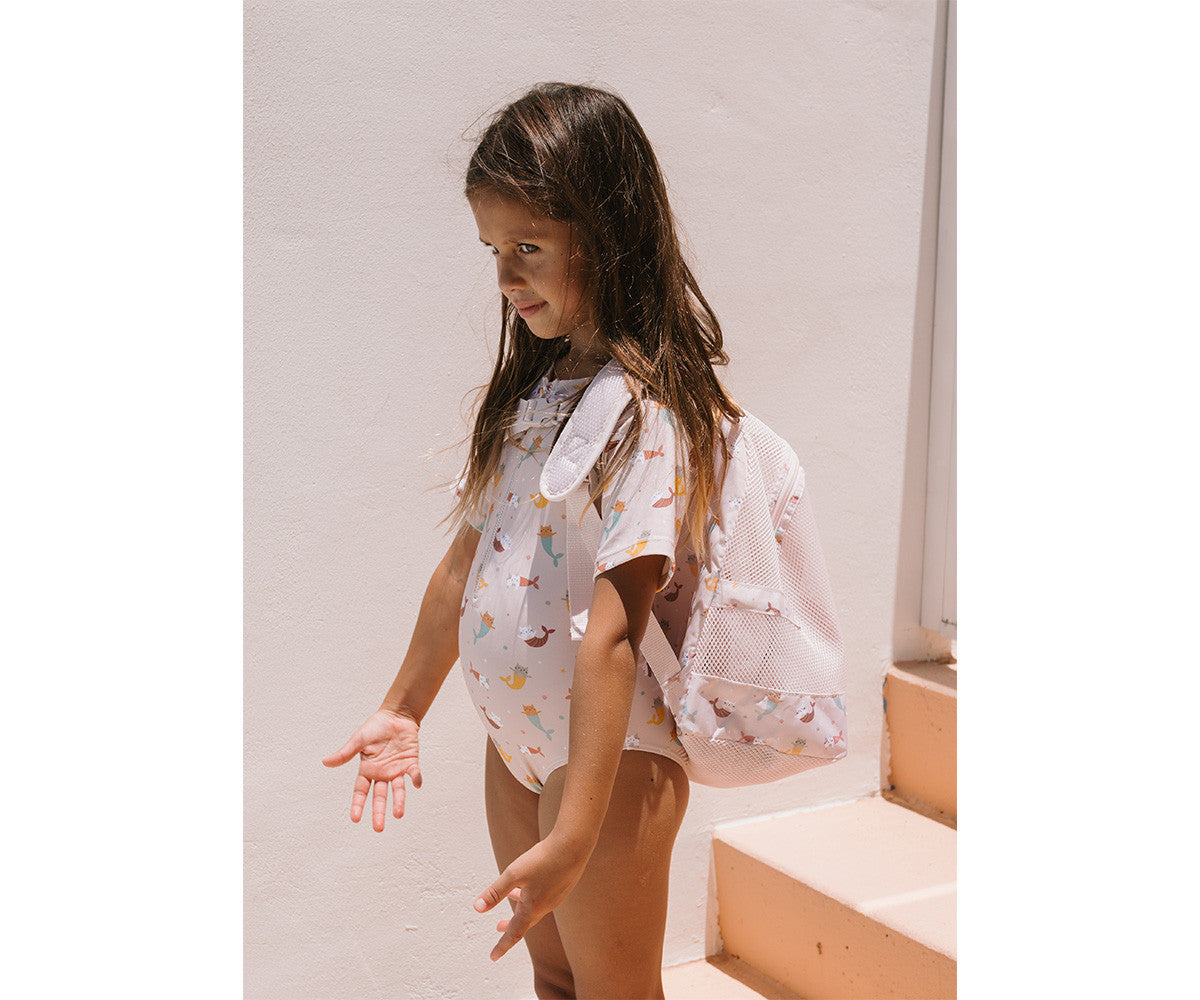 Monneka - Zainetto Spiaggia Anti Sabbia Mermaid Cats