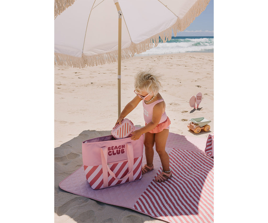Monneka -Borsa Termica Stripes Bloom & Blush
