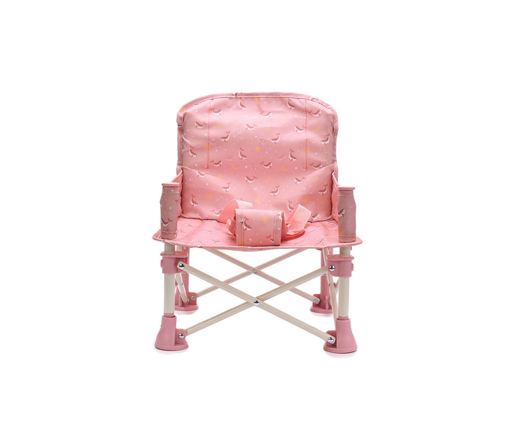 Monneka- Sedia Pieghevole per Bambini  Pink Whale