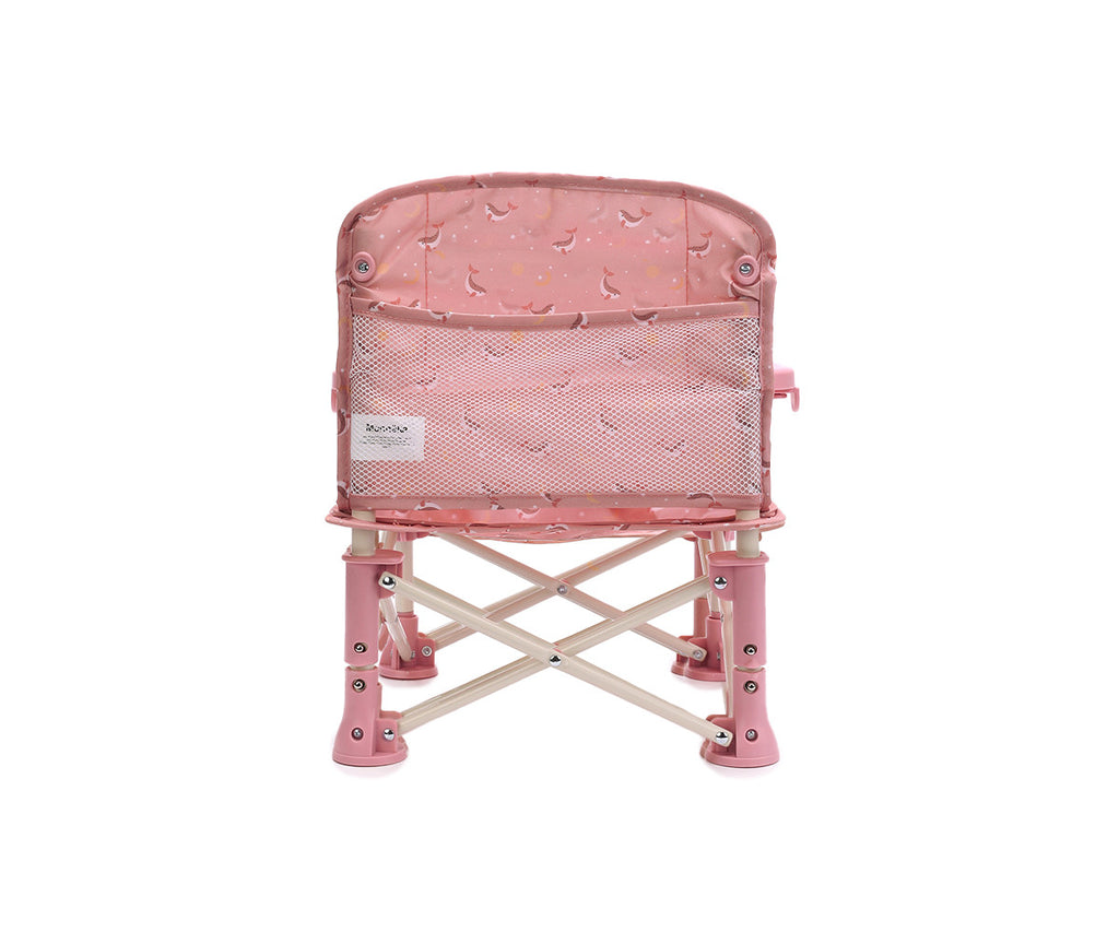 Monneka- Sedia Pieghevole per Bambini  Pink Whale