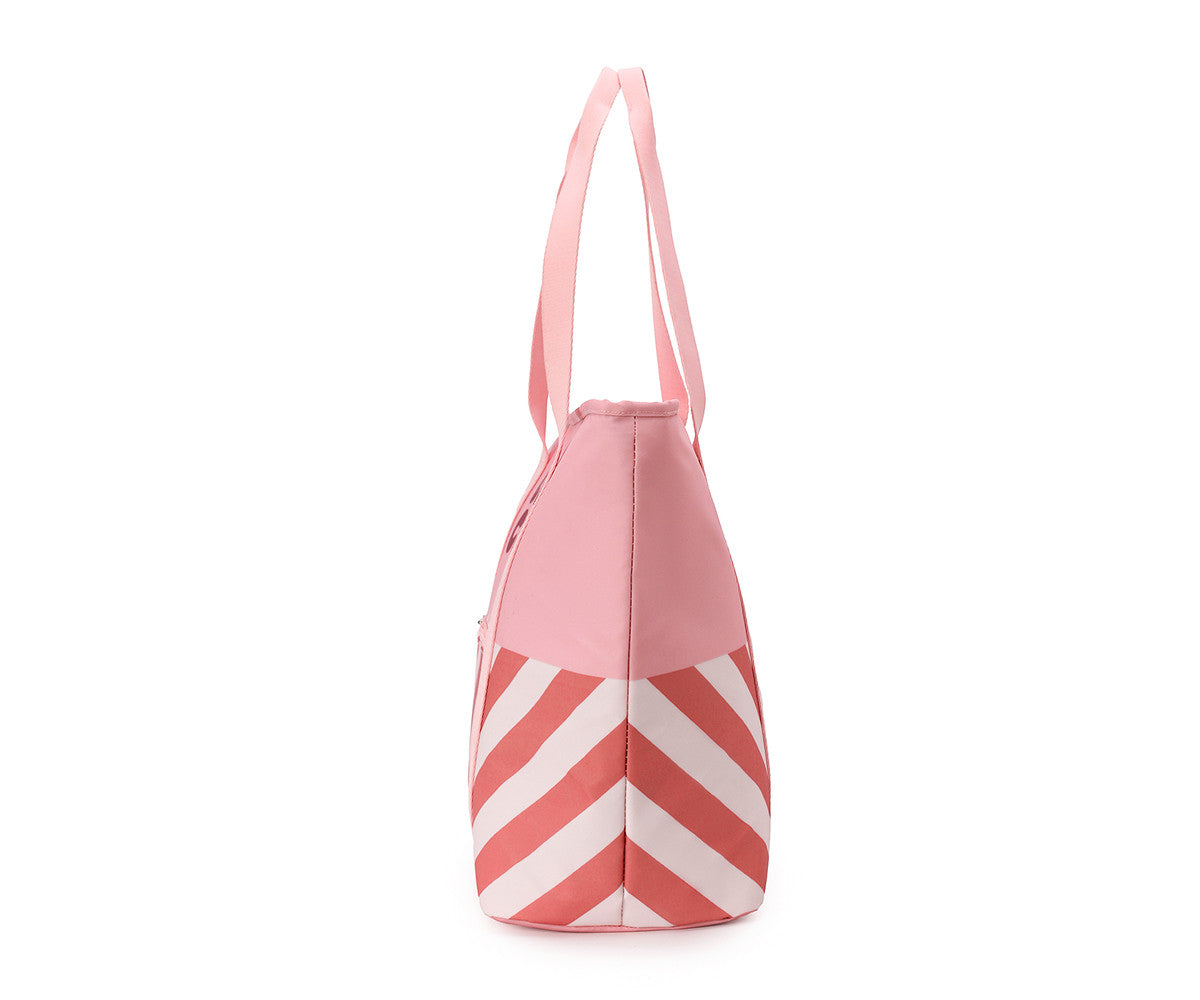 Monneka -Borsa Termica Stripes Bloom & Blush