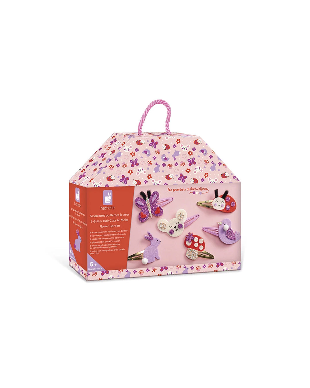 Janod - 6 clip per giardini fioriti da creare