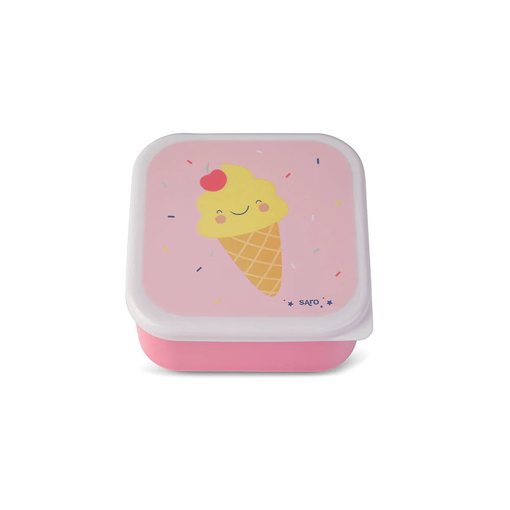 Saro - Scatola porta snack impilabile – 3 pezzi –