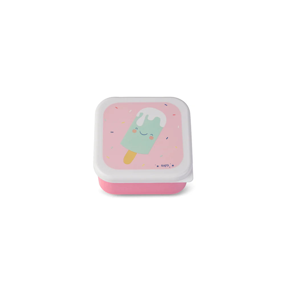 Saro - Scatola porta snack impilabile – 3 pezzi –