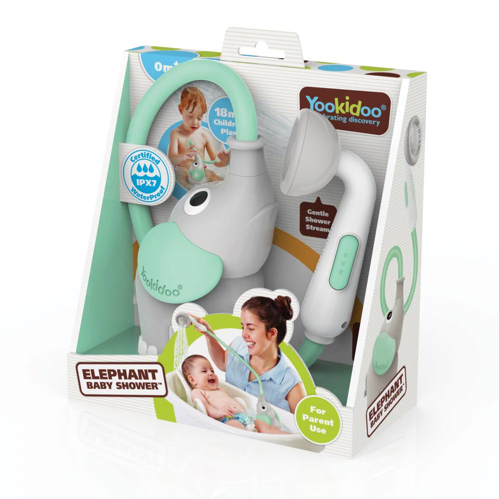 Yookidoo- Doccetta Per Bagnetto-ElefanteTurchese