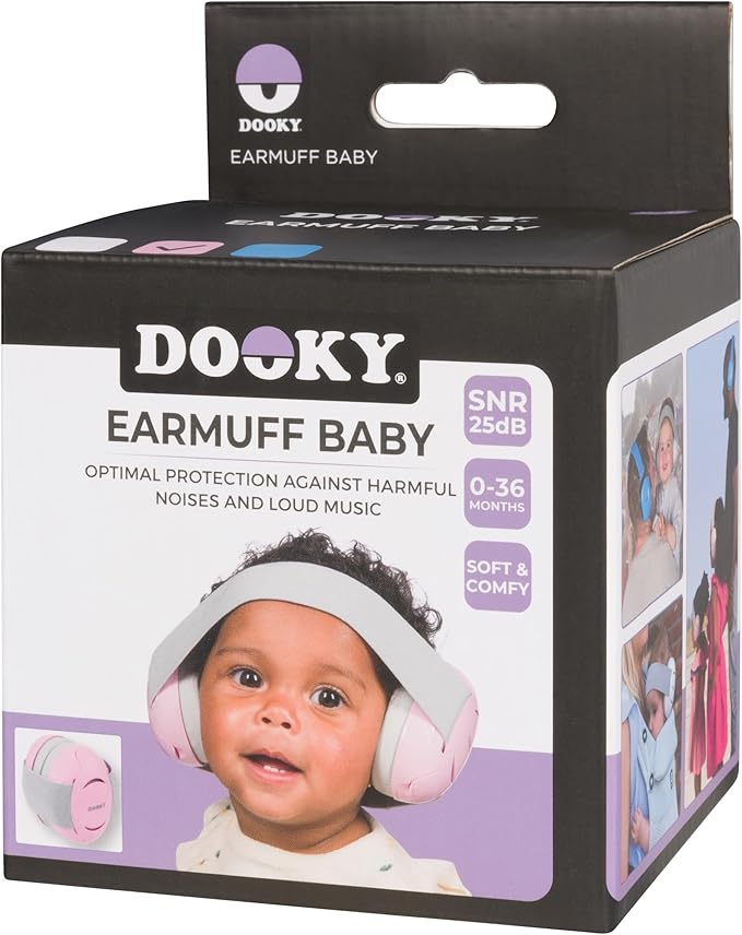 Dooky - Cuffie antirumore regolabili 0-3 anni