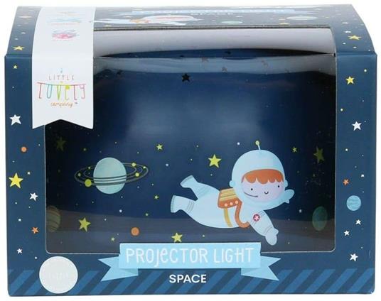 A Little Lovely Company - Lampada Con Proiettore - Stelle-Spazio