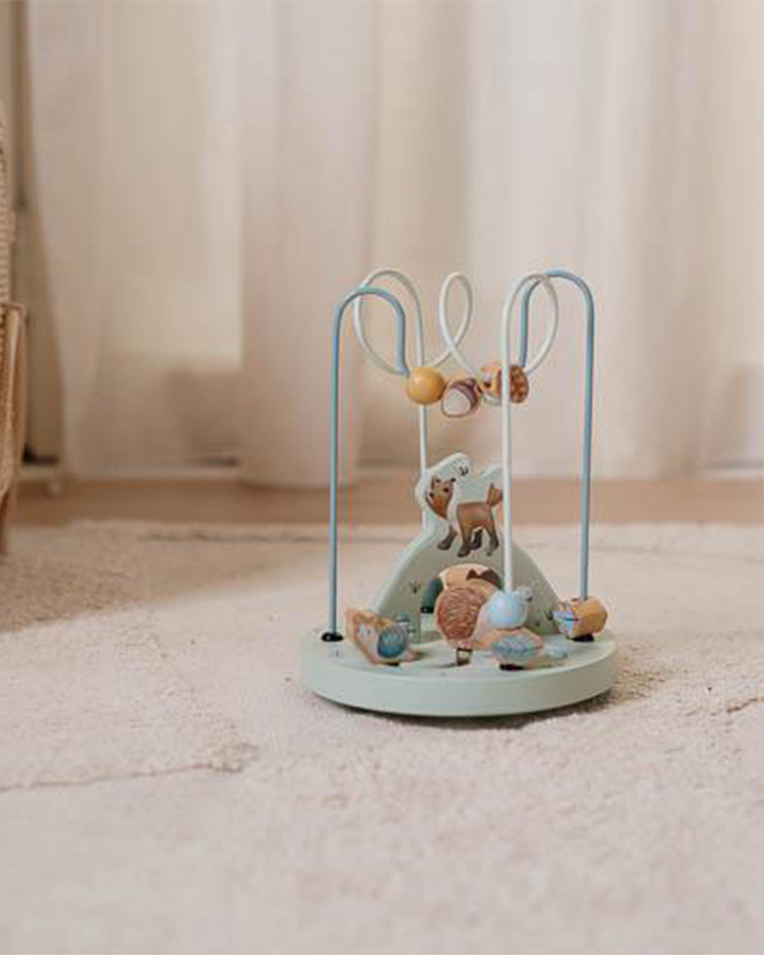 Little Dutch - Attività a spirale - Blu - Amici della foresta