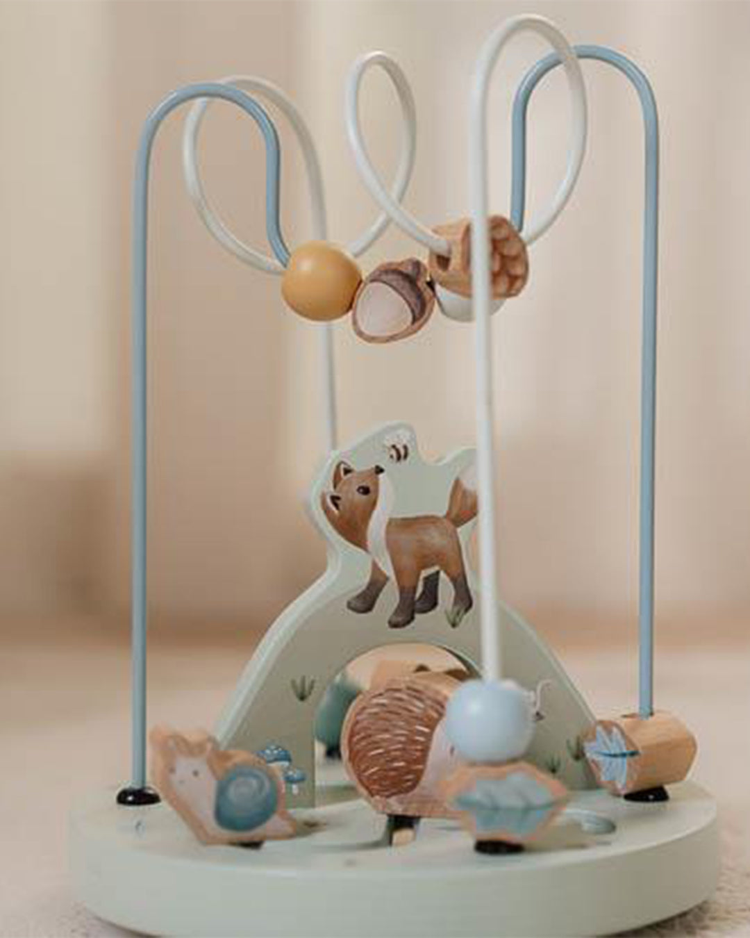 Little Dutch - Attività a spirale - Blu - Amici della foresta