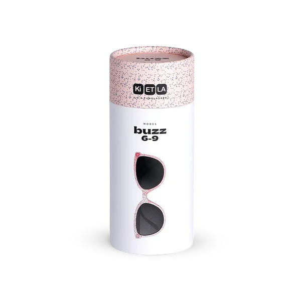 KI ET LA-Occhiali da sole Buzz Pink Glitter per ragazzi