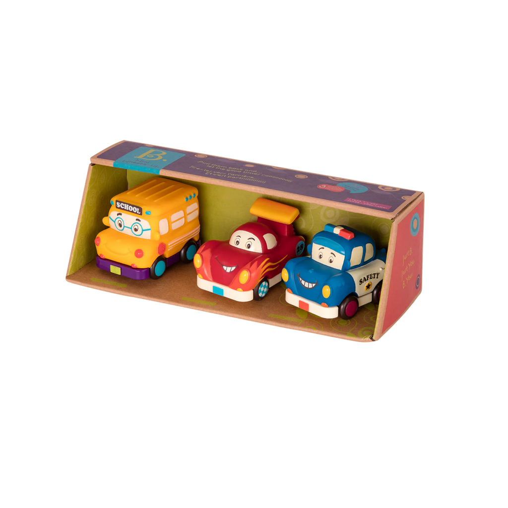 B.Toys-Set Macchinine A Retrocarica - Mini Wheeee