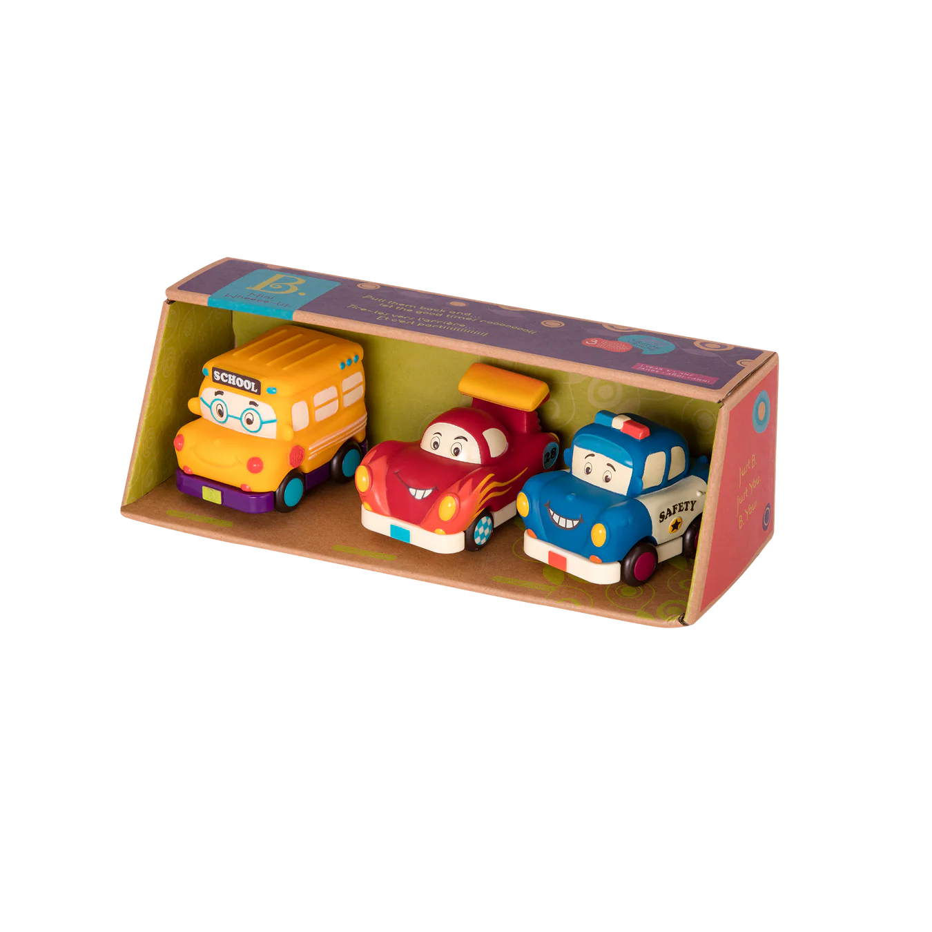 B.Toys-Set Macchinine A Retrocarica - Mini Wheeee