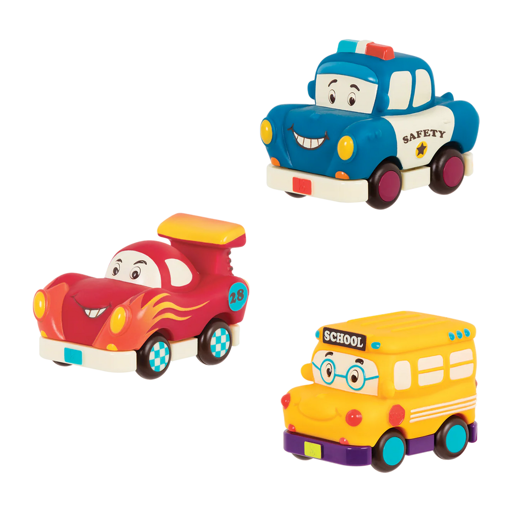 B.Toys-Set Macchinine A Retrocarica - Mini Wheeee