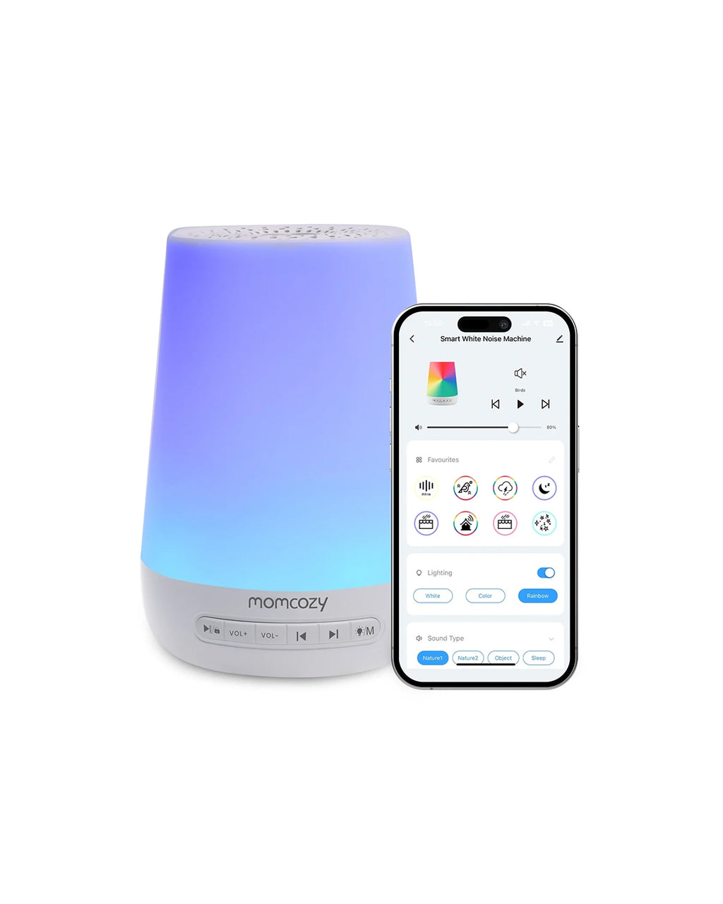 Momcozy - Baby Sound – Macchina per rumore bianco