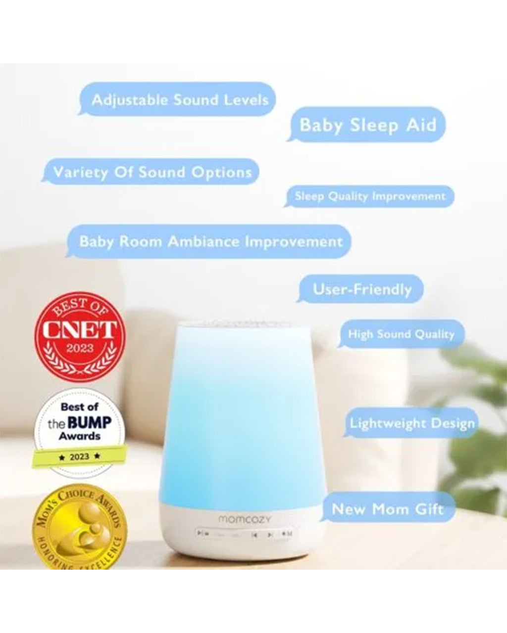 Momcozy - Baby Sound – Macchina per rumore bianco