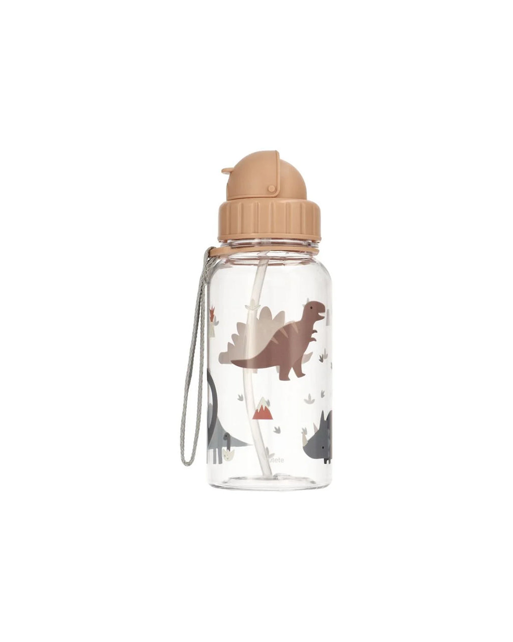 Tutete - Borraccia con cannuccia 500ml - Dinosauri
