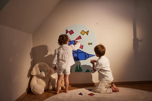 Cleverclixx -Adesivo Magnetico da Parete 95x75cm Clever Blu