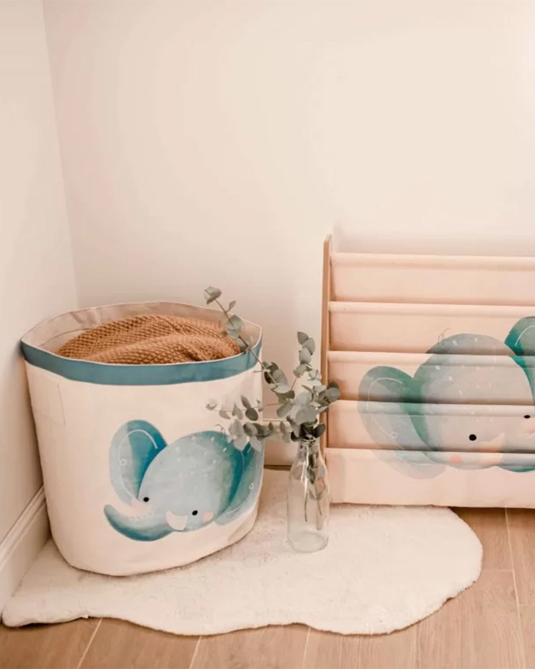 Sassi Editore - Cesto Portagiochi Elefante Chewy