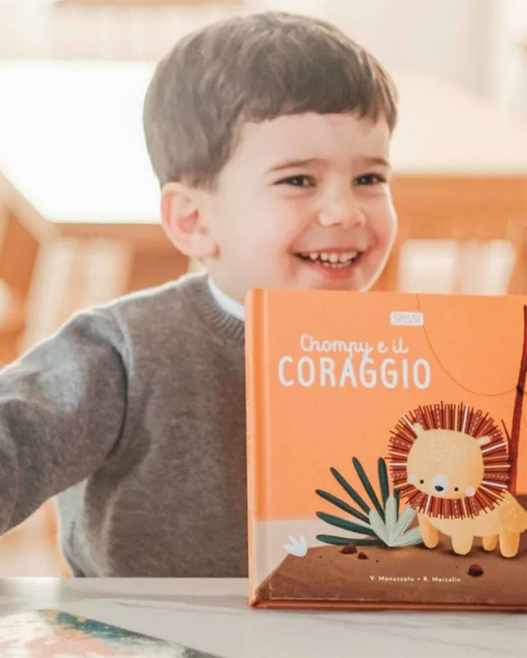 Sassi Yunior Editore - Chompy e il coraggio - Libro cartonato