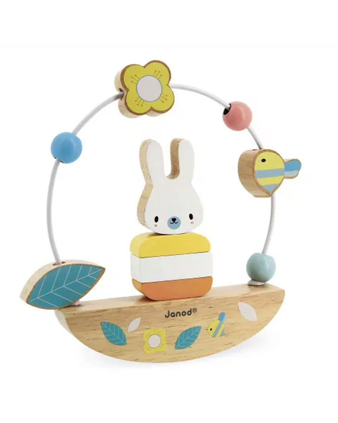 Janod - Coniglietto Dondolante Con Looping Pure