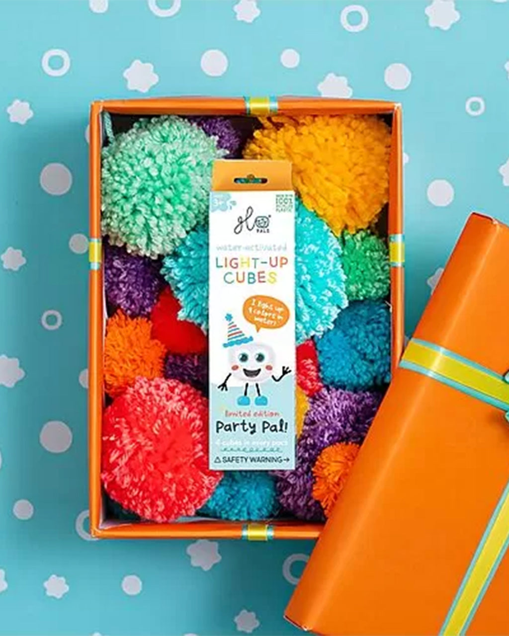 Glo Pals - Cubi Luminosi Party Pal - Bianco - Set da 4