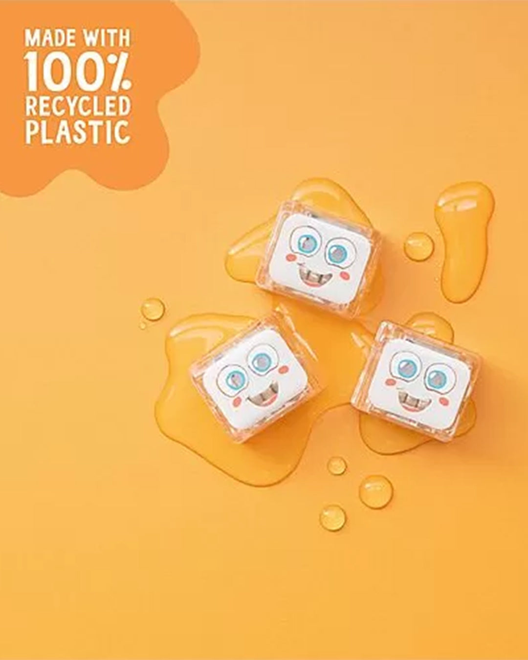 Glo Pals - Cubi Luminosi Party Pal - Bianco - Set da 4