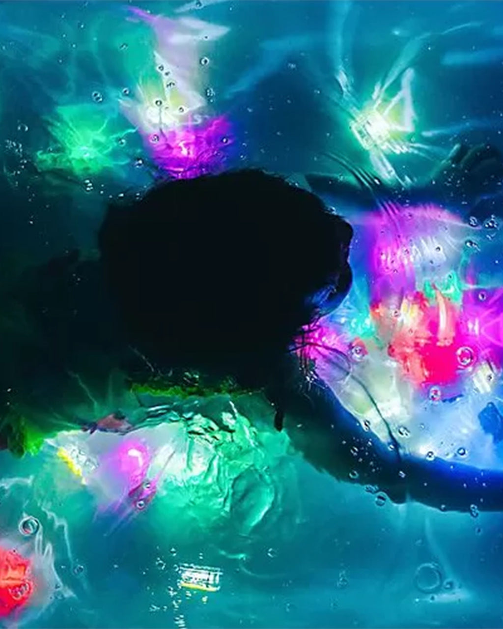 Glo Pals - Cubi Luminosi Party Pal - Bianco - Set da 4