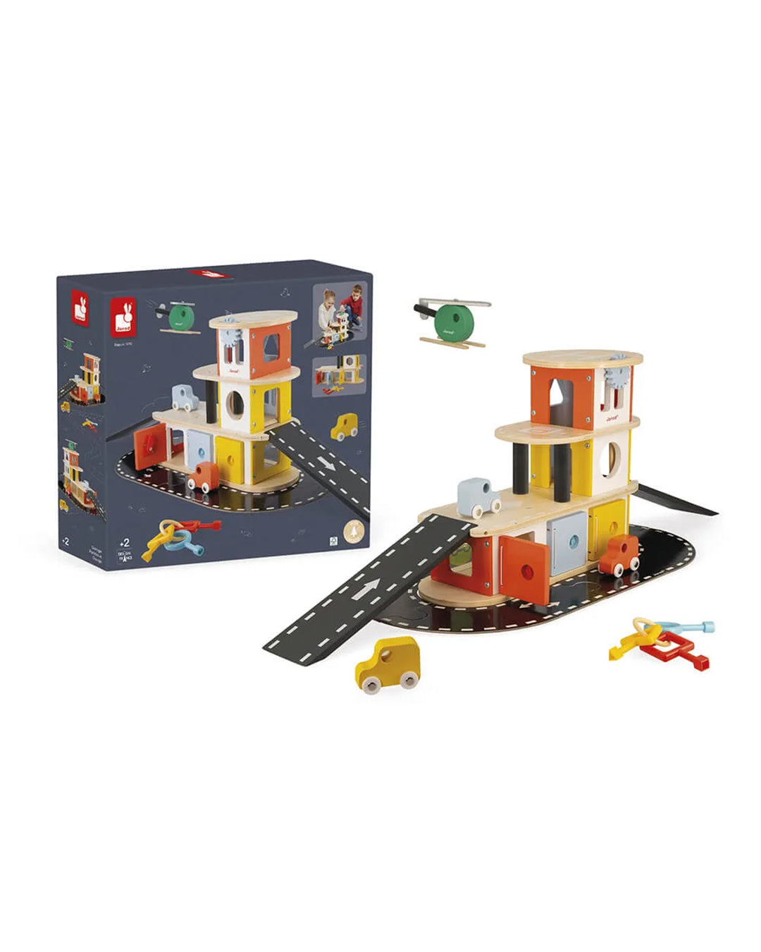 Janod - Garage con Macchine