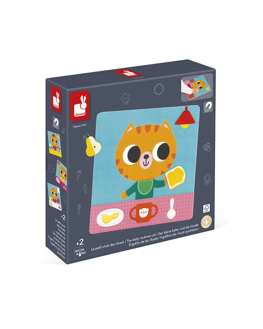 Janod - Gioco magnetico – Gatto rituale