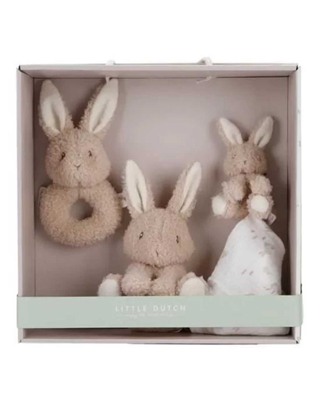 Little Dutch - Gift Box – 3 Giochi – Baby Bunny