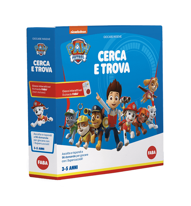 Faba - Gioco - PAW Patrol Cerca e trova
