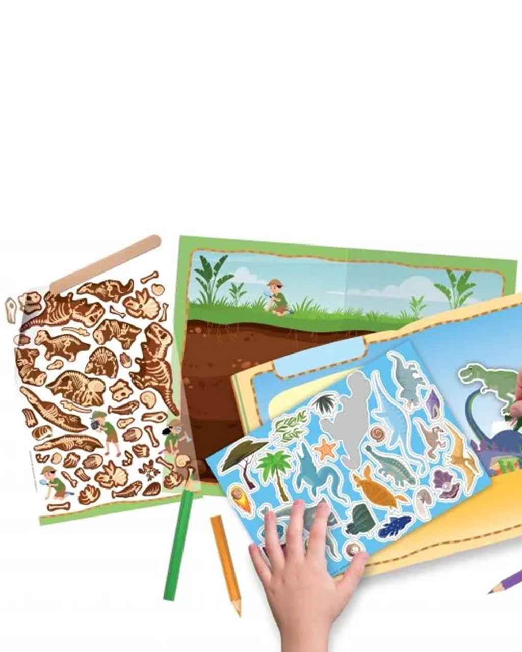 Sassi Yunior Editore - I dinosauri -  Libro attività arts & crafts