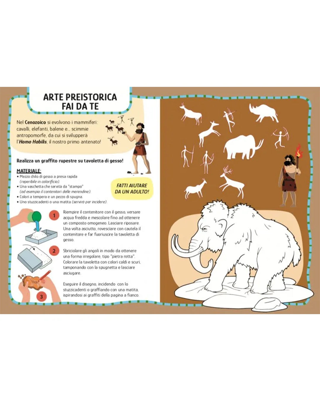 Sassi Yunior Editore - I dinosauri -  Libro attività arts & crafts