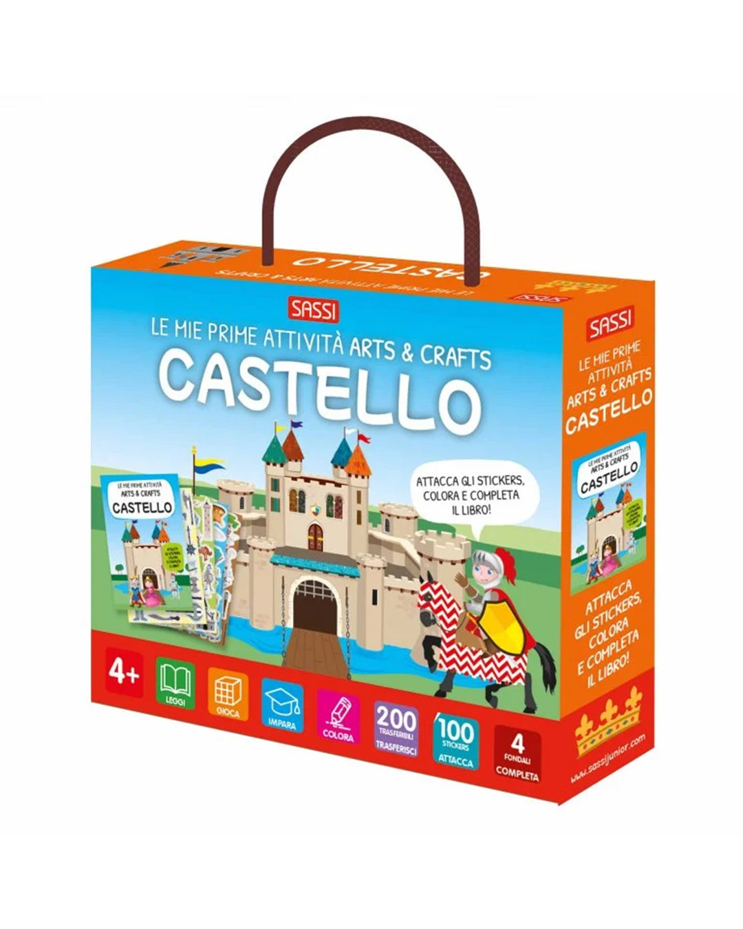 Sassi Yunior Editore - Il castello - Libro attività arts & crafts