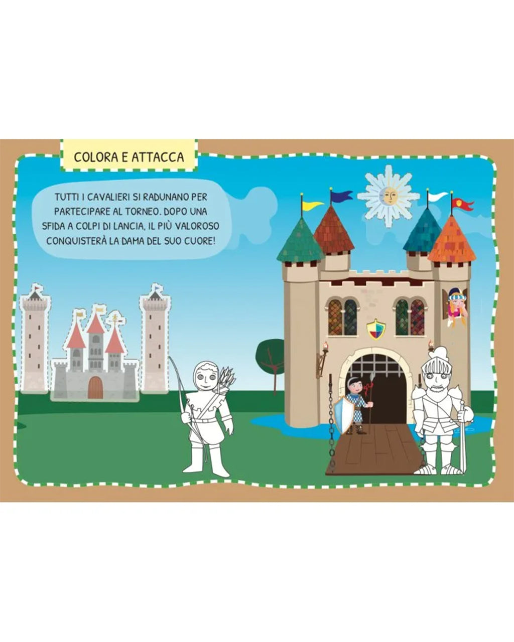 Sassi Yunior Editore - Il castello - Libro attività arts & crafts