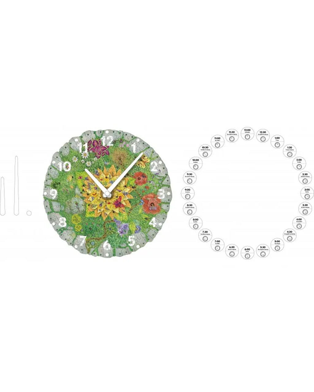 Sassi Yunior Editore - Impariamo a leggere l'ora - Puzzle orologio