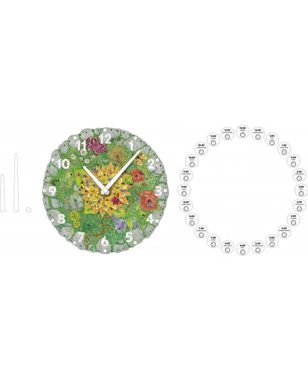 Sassi Yunior Editore - Impariamo a leggere l'ora - Puzzle orologio