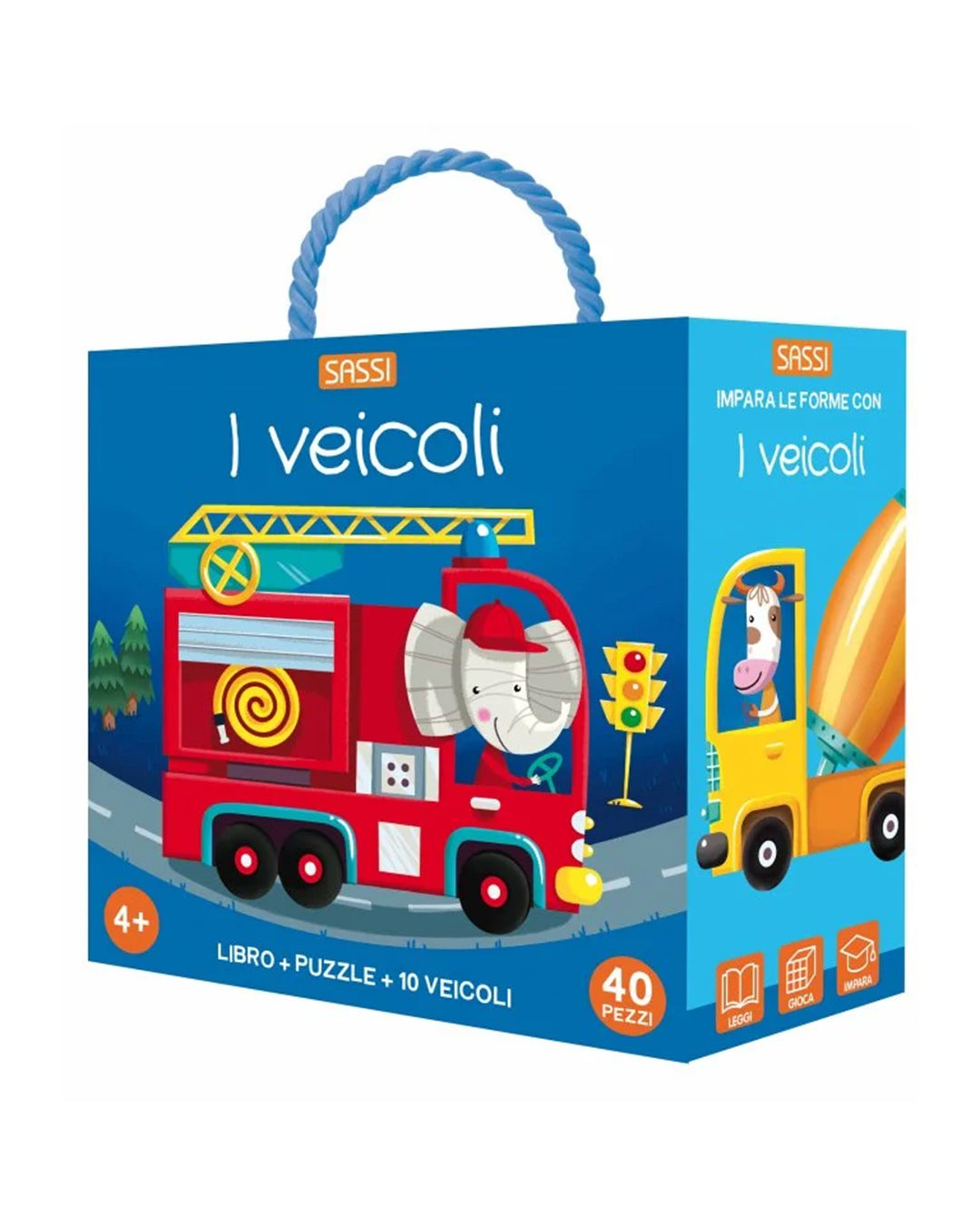 Sassi Editore - I veicoli - Libro puzzle