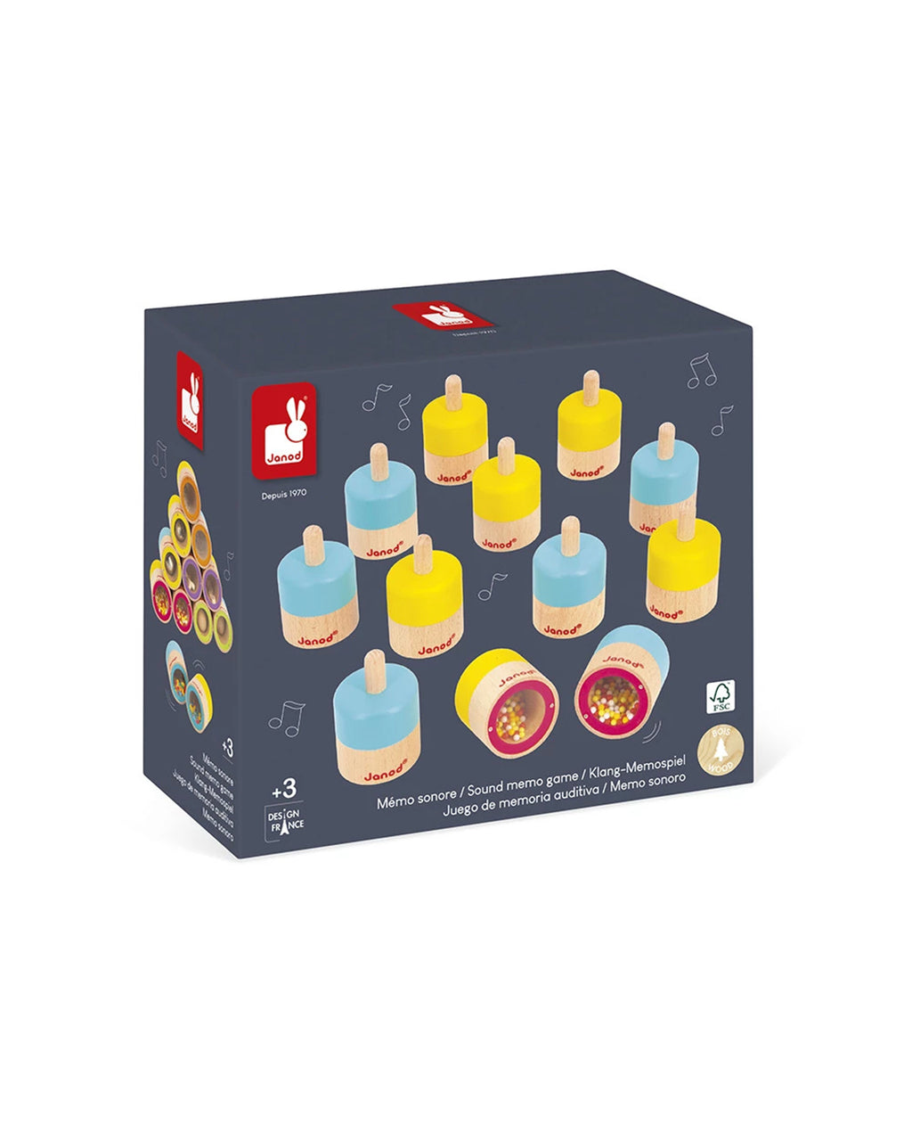 Janod - Gioco sensoriale – Memo sonoro