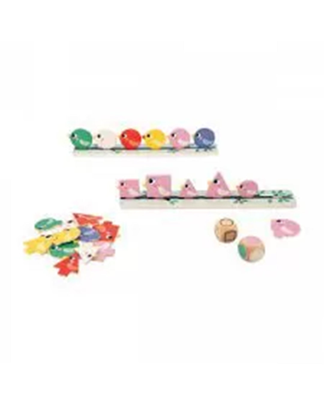 Janod - Identificazione Di Forme, Dimensioni E Colori – Uccelli