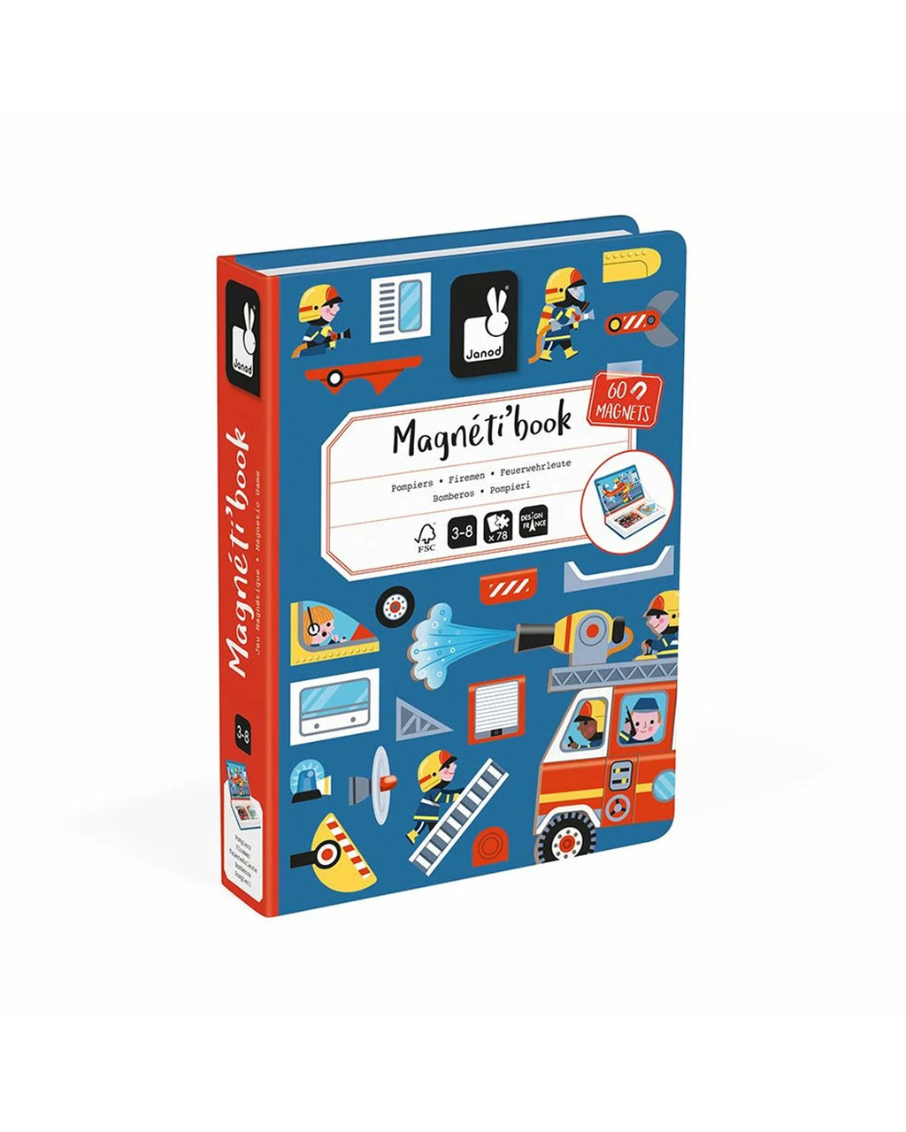 Janod - Magneti Book I vigili del fuoco