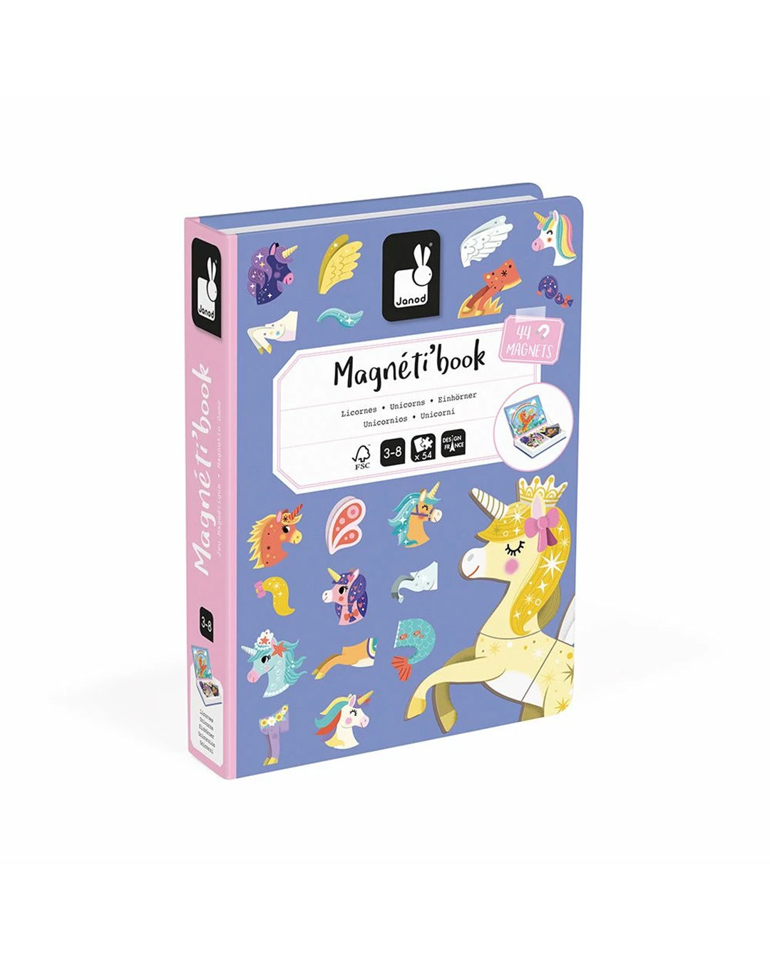 Janod - Magneti Book Unicorni