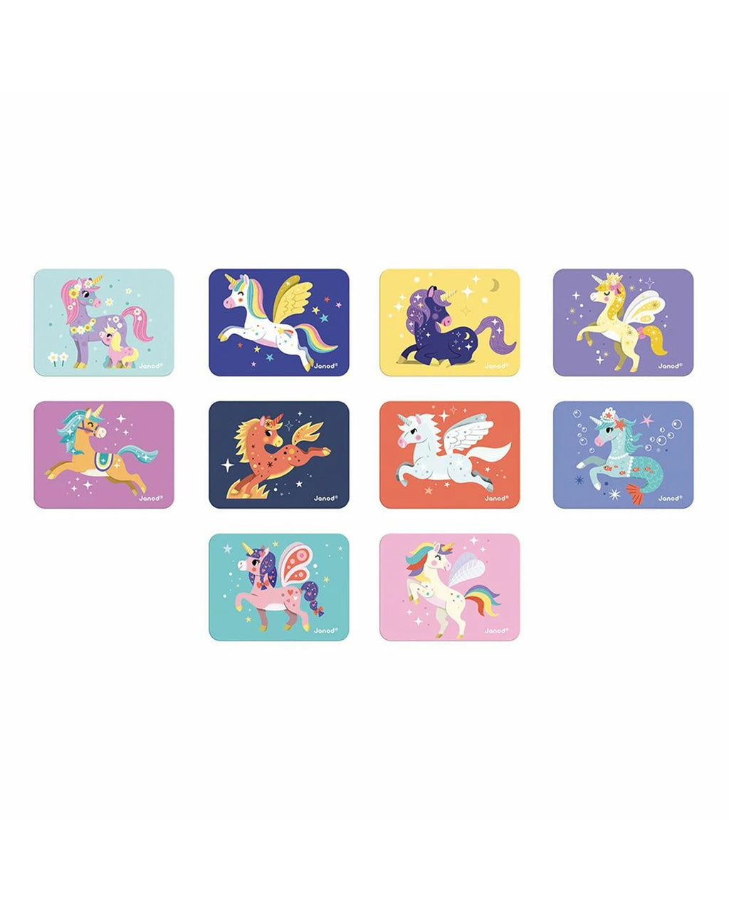 Janod - Magneti Book Unicorni